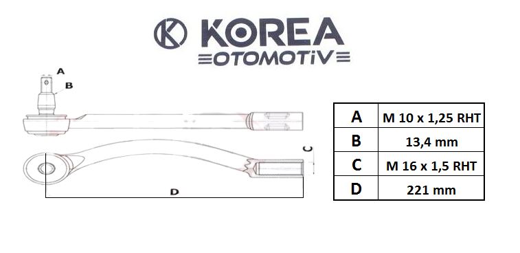 ROT BAŞI ELANTRA 11-15/İ30 11-15/CEED 13-15 SOL