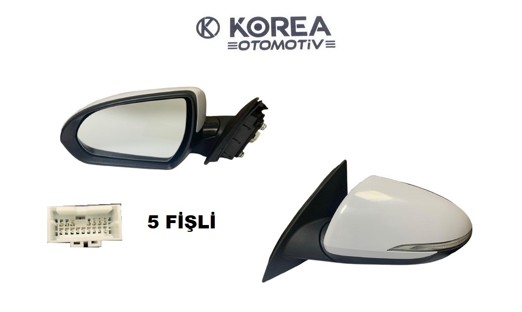 AYNA DİKİZ İ30 18-> ELEKTRİKLİ SİNYALLİ SOL