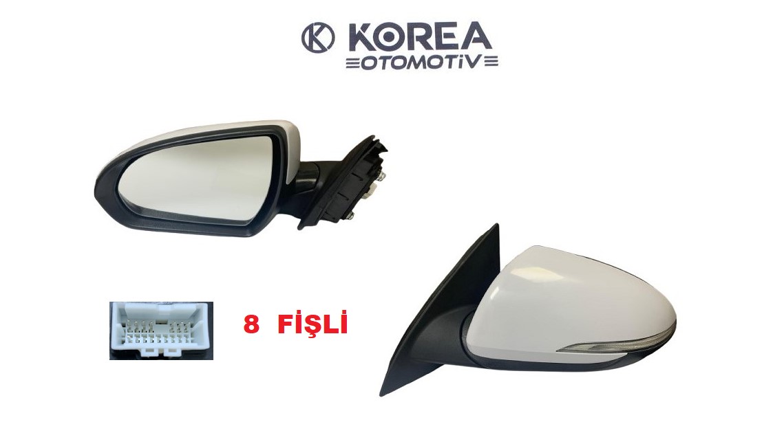 AYNA DİKİZ İ30 18-> KATLANIR SİNYALLİ SOL