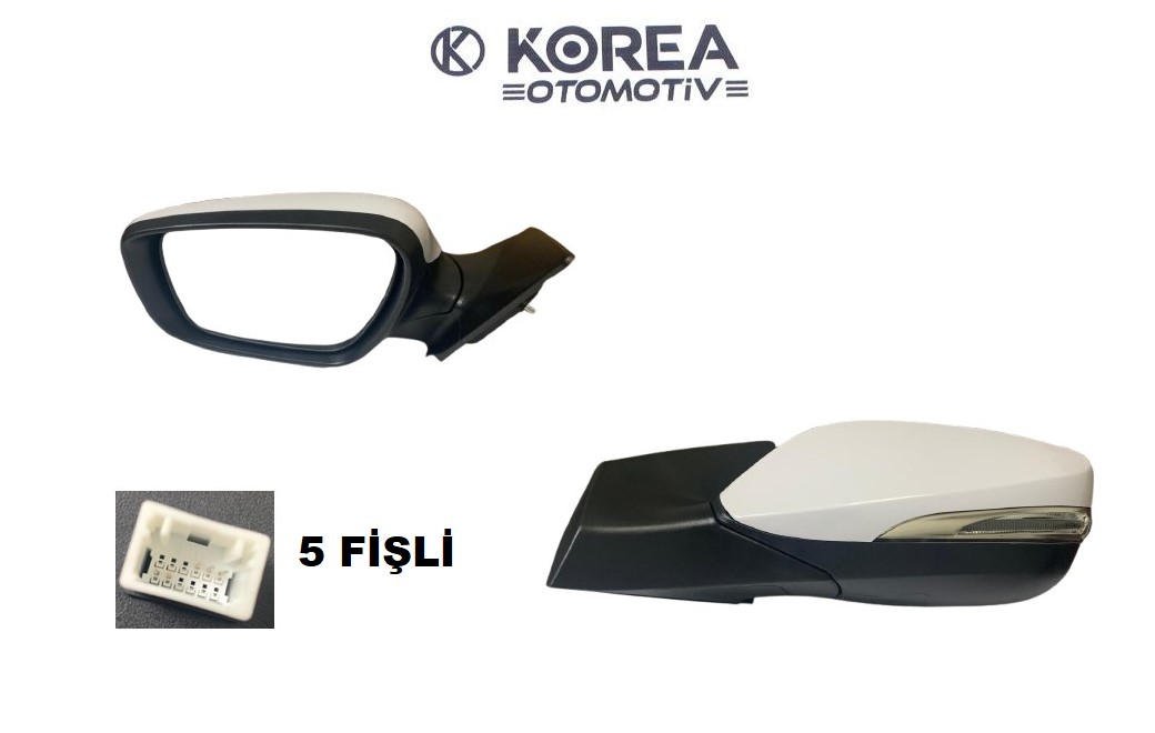 AYNA DİKİZ ELANTRA 11-14 SOL SİNYALLİ ELEKT 5 FİŞL