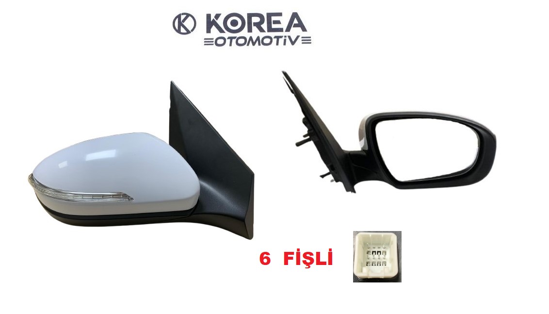 AYNA DİKİZ İ20 15-17 ELEK/SİNYALLİ/KATLANMAZ SAĞ