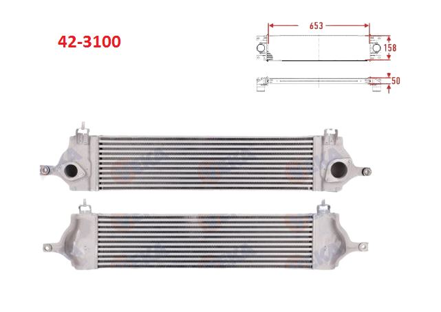 RADYATÖR TURBO İNTERCOL QASHQAI 07-14 1.5 DİZEL