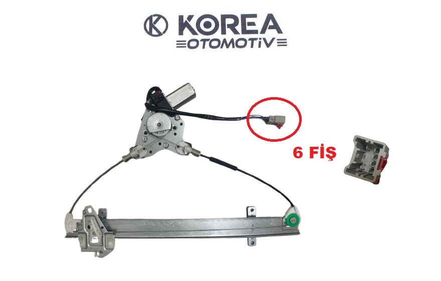 KRİKO CAM CIVIC 01-06 MOTORLU ÖN SOL