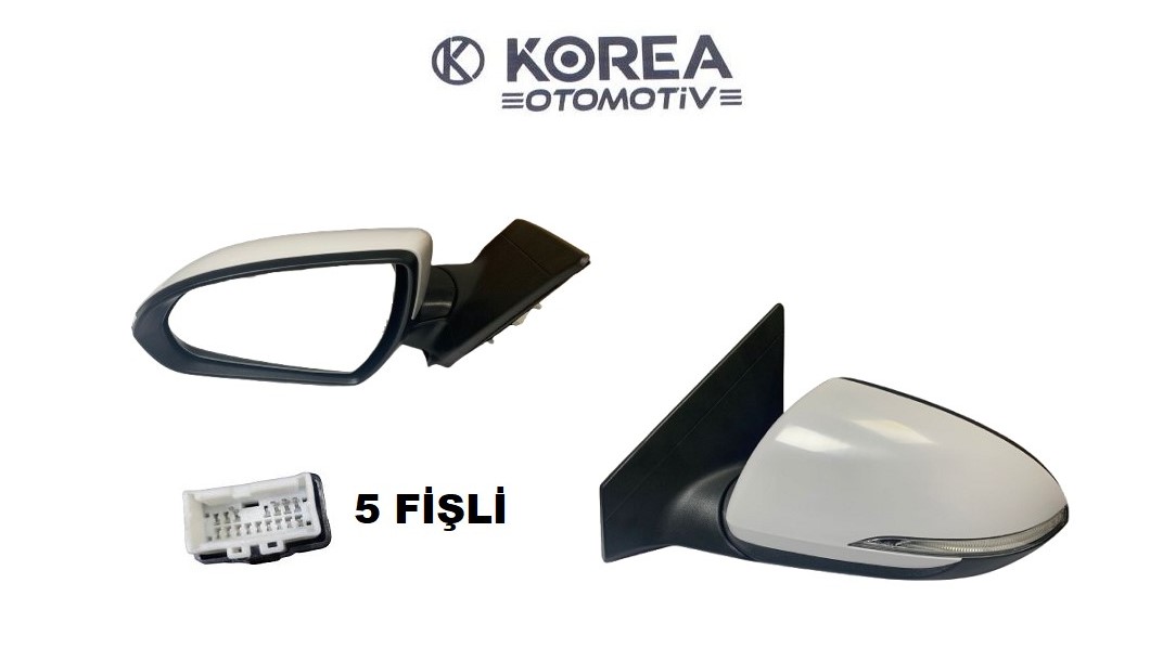 AYNA DİKİZ ELANTRA 16-18 ELEKT SİNYALLİ SOL