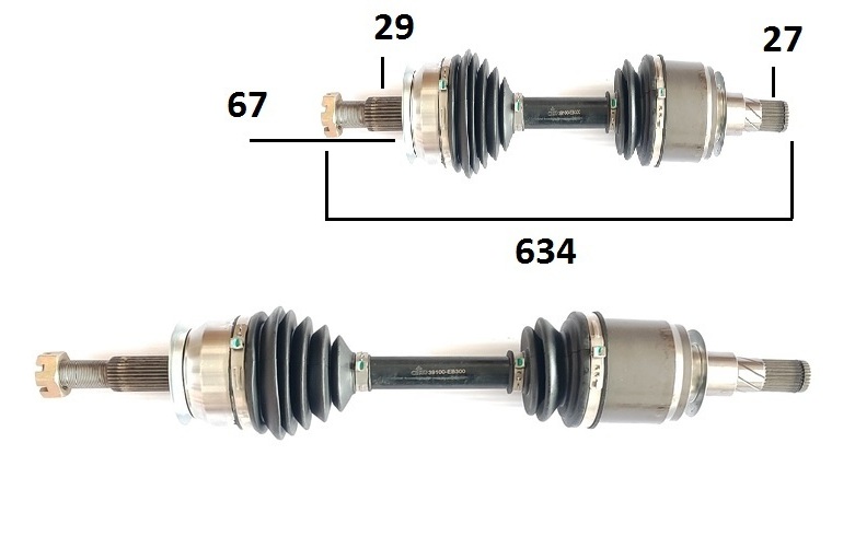 MİL AKS NAVARA 05-15 4X4 ÖN SAĞ/SOL