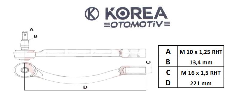 ROT BAŞI ELANTRA 11-15/İ30 11-15/CEED 13-15 SAĞ