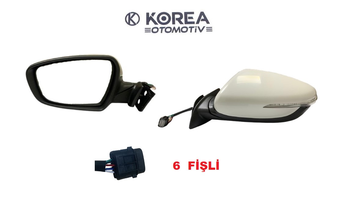 AYNA DİKİZ CEED 12-19 ELEKTRİKLİ SİNYALLİ SOL