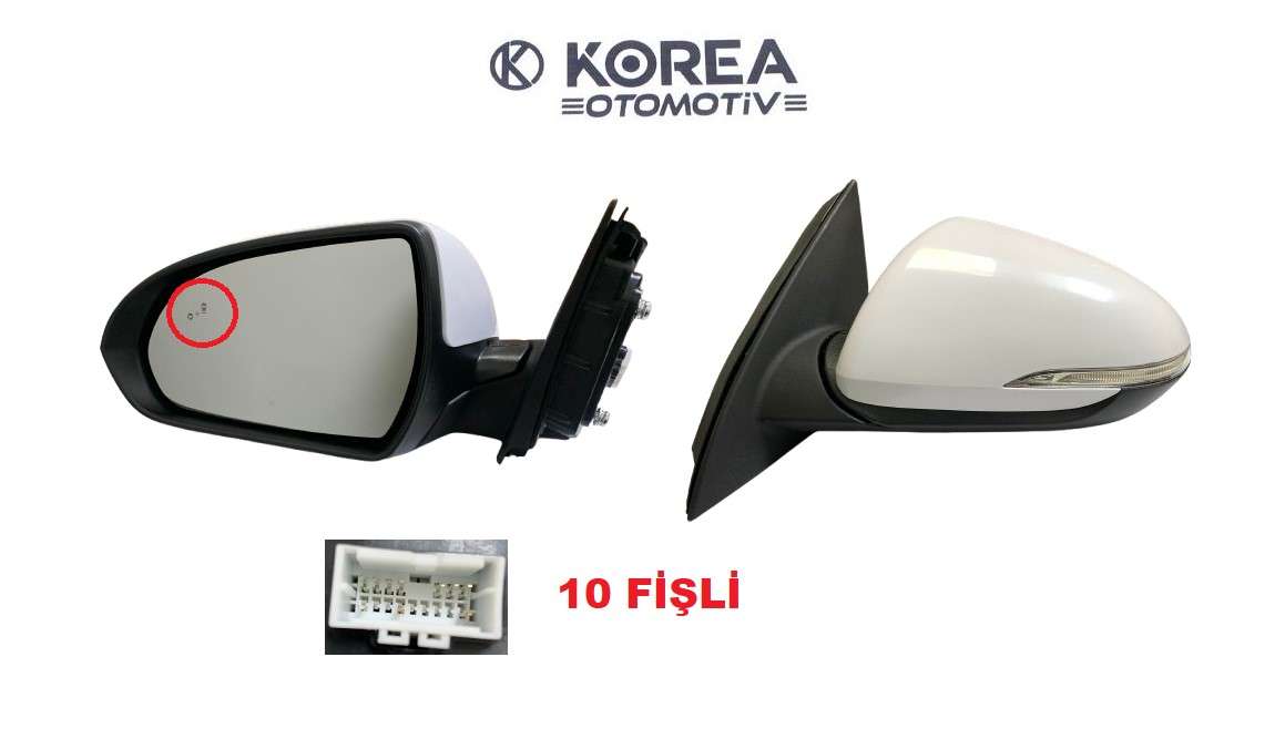 AYNA DİKİZ İ30 18->KATLANR SİNYALİ KÖR NOK SOL