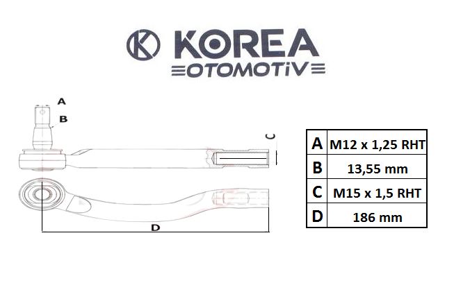 ROT BAŞI COROLLA 07-18/AURİS 07-18 SAĞ