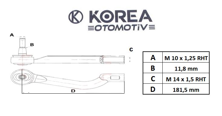 ROT BAŞI QASHQAI/X-TRAİL 07-13 SAĞ