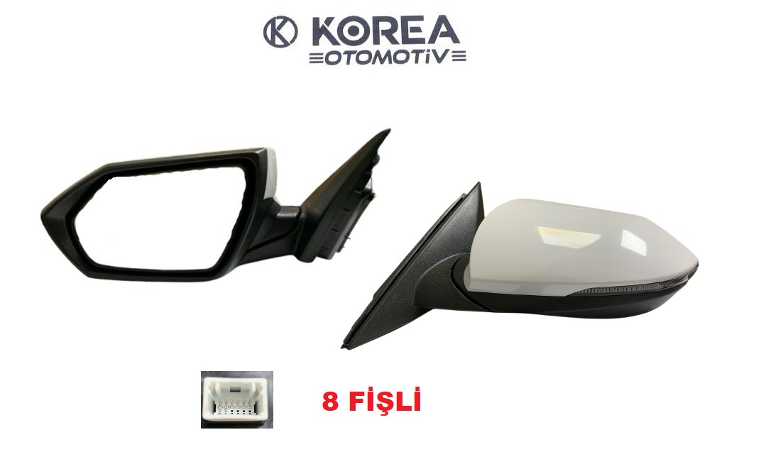 AYNA DİKİZ ELANTRA 21->KATLANIR SİNYALLİ SOL