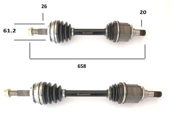 MİL AKS COROLLA 13-18 DİZEL/BENZ 6 İLERİ SOL