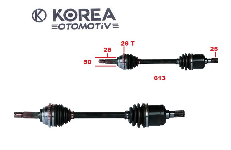 MİL AKS ACCENT 95-05/GETZ BNZ SOL KISA ABSLİ