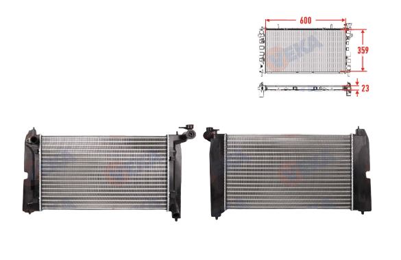 RADYATÖR COROLLA 02-06/AVENSİS 02-06 BNZ MANEUL