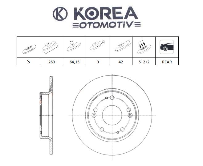 DİSK FREN CIVIC 07-15 ARKA