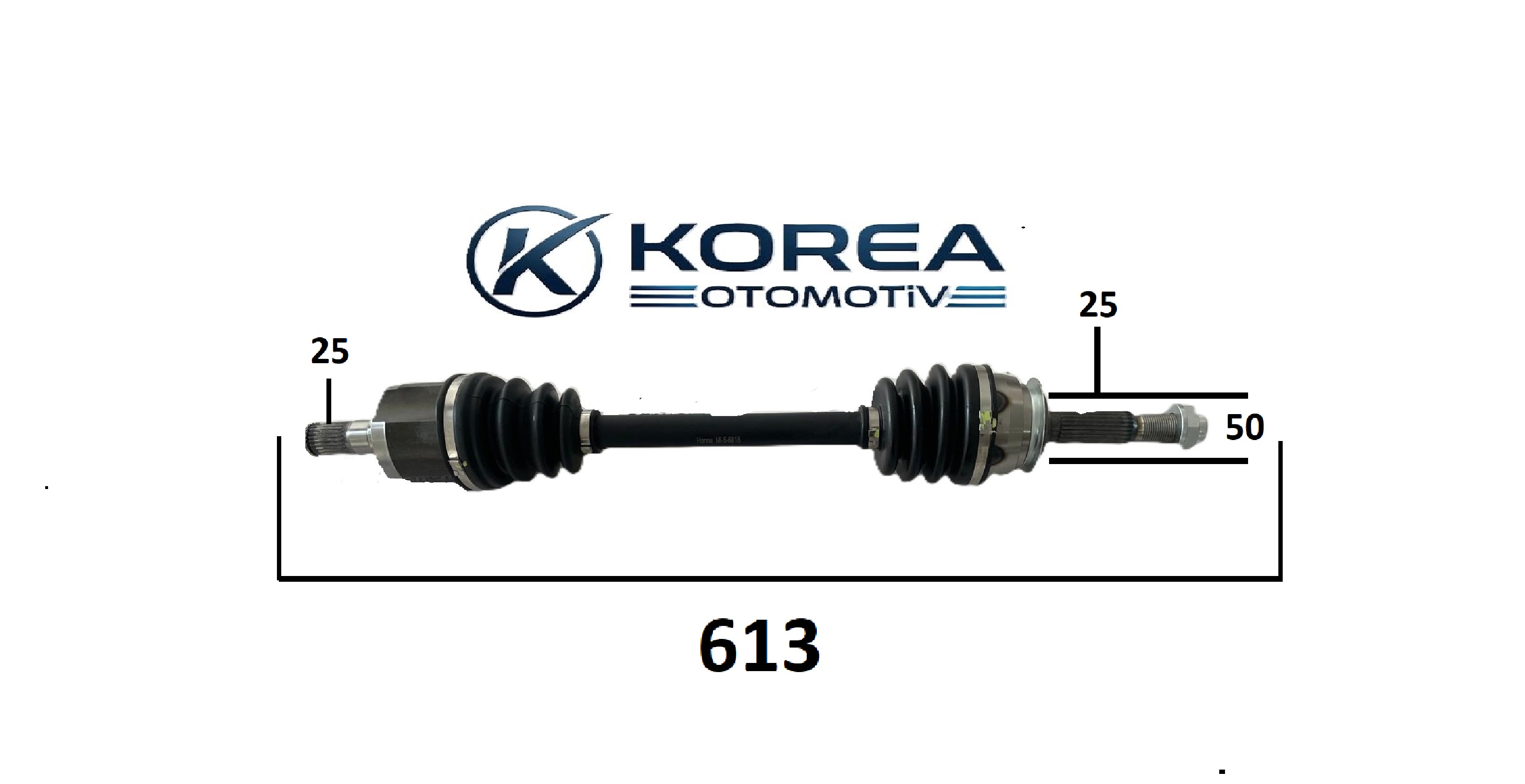 MİL AKS ACCENT 95-05/GETZ BNZ SOL KISA ABSSİZ