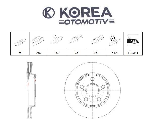 DİSK FREN COROLLA 19-21 BENZ/DİZEL ÖN