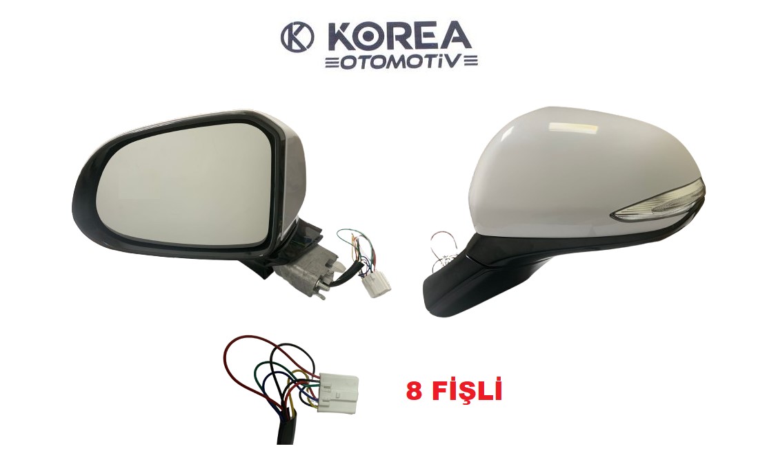 AYNA DİKİZ SANTAFE 19-> KATLANIR SİNYALLİ SOL