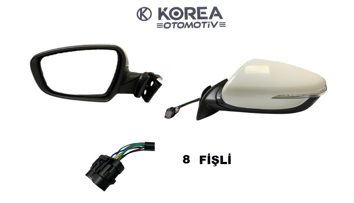 AYNA DİKİZ CEED 12-19 KATLANIR SİNYALLİ SOL