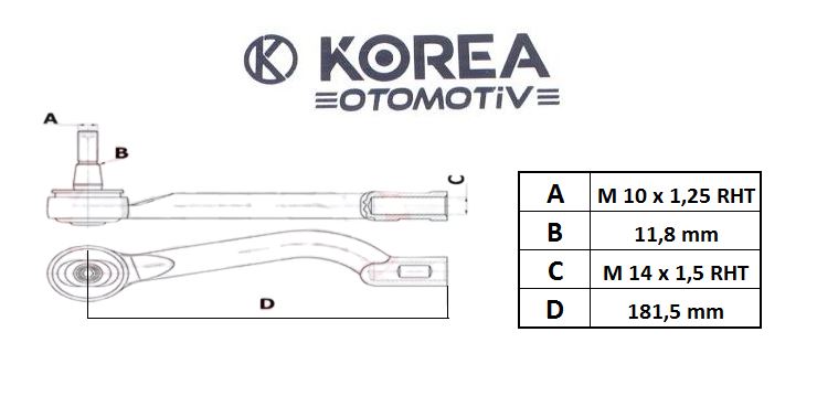 ROT BAŞI QASHQAI/X-TRAİL 07-13 SOL