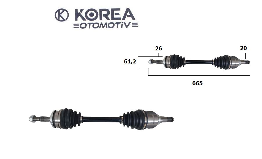 MİL AKS COROLLA 07-12 DİZEL SOL