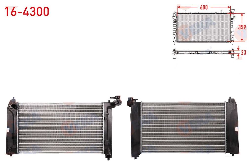 RADYATÖR COROLLA 02-06/AVENSİS 02-06 BNZ MANEUL