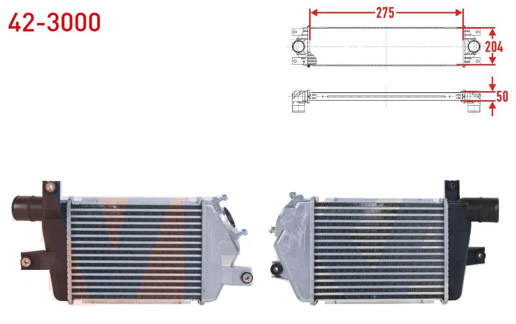 RADYATÖR TURBO İNTERCOL L200 07-14