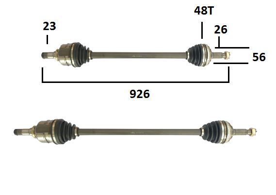 MİL AKS COROLLA AE92/AE101 UZUN SAĞ ABSLİ