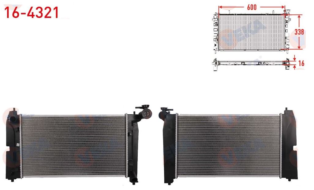 RADYATÖR COROLLA 02-06/AVENSİS 02-06 BNZ MANEUL